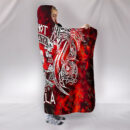 Ligerking Hooded Blanket - I Do Not Fear Death While My Brothers Await Me In The Halls of Valhalla A7