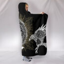Ligerking - Hooded Blanket Raven,Valknut and Vegvisir A27