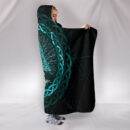 Ligerking Hooded Blanket Celtic And Valknut and Tree of Life Yggrdrasil A7