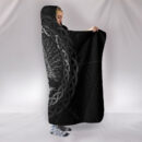 Ligerking Hooded Blanket Celtic And Valknut and Tree of Life Yggrdrasil A7