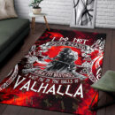 Ligerking Area Rug - I Do Not Fear Death While My Brothers Await Me In The Halls of Valhalla A7