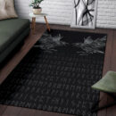 Ligerking Area Rug - Odin Huginn and Muninn Rune A27