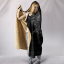 Ligerking Hooded Blanket - Odin Huginn and Muninn Rune A27