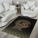 Ligerking - Area Rug Owl Celtic On Triskels Background A27