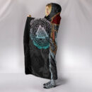Ligerking Hooded Blanket Odin - Valknut and Triple Horn A7