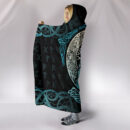 Ligerking Hooded Blanket Yggdrasil and Ravens A7