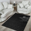 Ligerking Area Rug - The Raven Of Odin Rune A27