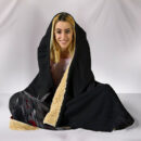 Ligerking Hooded Blanket - The Raven Of Odin Rune Blood A27