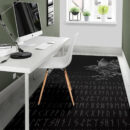Ligerking Area Rug - The Raven Of Odin Rune A27