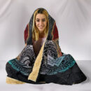 Ligerking Hooded Blanket Odin - Valknut and Triple Horn A7