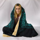 Ligerking Hooded Blanket Celtic And Valknut and Tree of Life Yggrdrasil A7