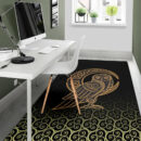 Ligerking - Area Rug Owl Celtic On Triskels Background A27