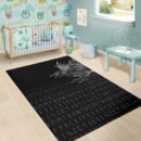 Ligerking Area Rug - The Raven Of Odin Rune A27