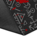 Ligerking Area Rug - Odin Raven Rune Futhark Blood A27