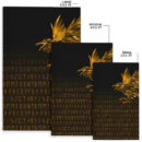 Ligerking Area Rug - The Raven Of Odin Rune, Gold A27
