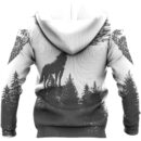 Ligerking Raven And Wolf In Pine Forest Zip Hoodie A21