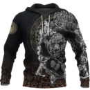 Ligerking - Hoodie Bear Claws and Viking Hammer A27