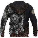 Ligerking - Hoodie Bear Claws and Viking Hammer A27