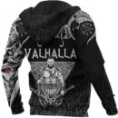 Ligerking Zip Hoodie Warrior Valhalla and Double Dragon A27
