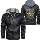 Ligerking - Robot Viking 3D Defference Leather Jacket A35