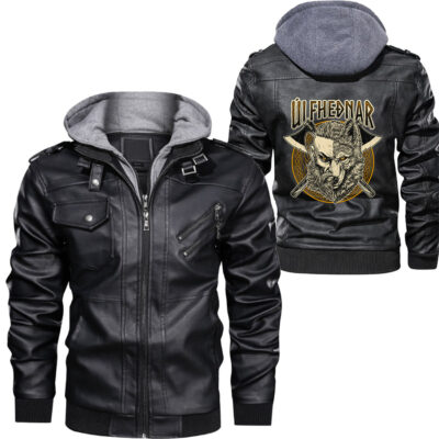 Ligerking - Robot Viking 3D Defference Leather Jacket A35