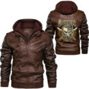 Ligerking - Robot Viking 3D Defference Leather Jacket A35