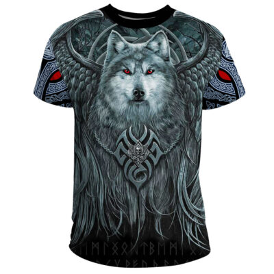 Ligerking T-Shirt , Spiral Wolf Spirit A31