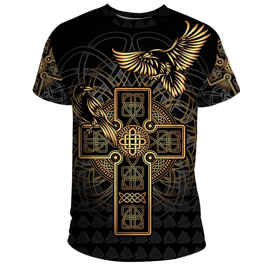 Ligerking T-Shirt - Odin's Celtic Raven Tattoo A31