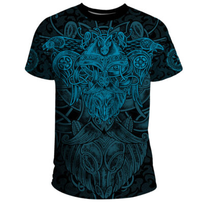 Ligerking T-Shirt Odin With Raven A15