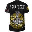 (Custom) Ligerking T-Shirt - Fenrir Fight Mjolnir of Thor on Helm Of Awe A27