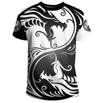 Ligerking T-Shirt - Ying Yang Dragon A21