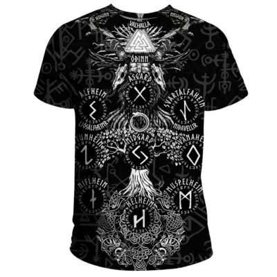 Ligerking T-Shirt - Odin Tree Runes A21