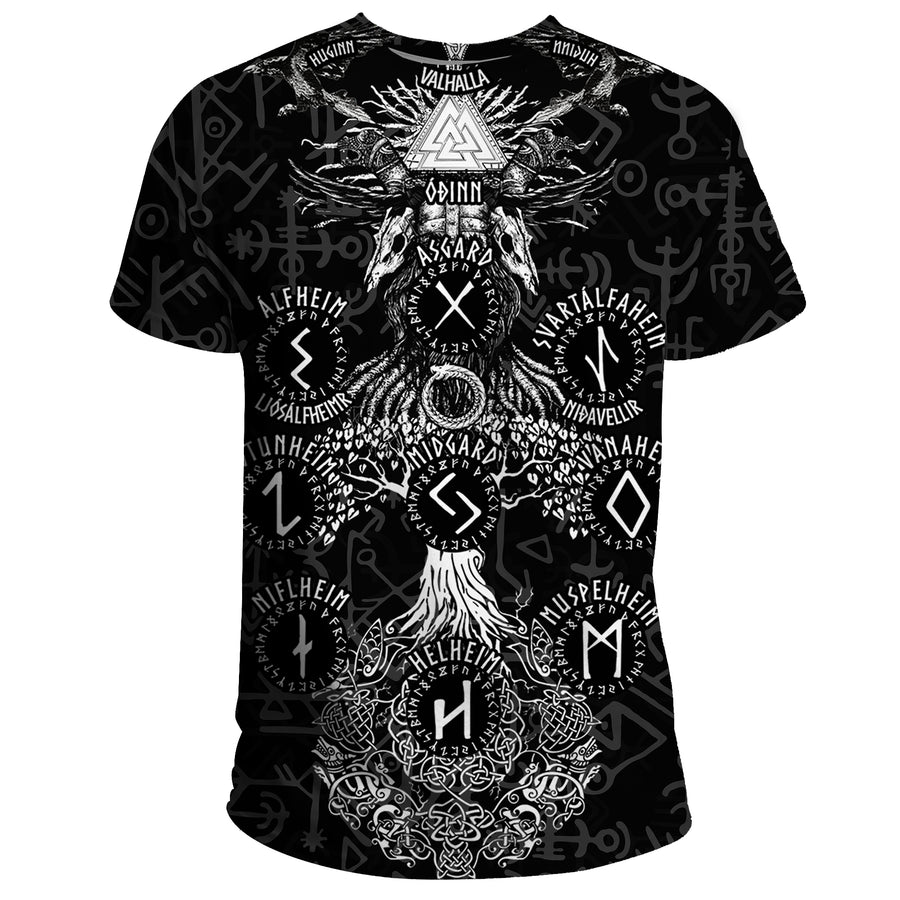 Ligerking T-Shirt - Odin Tree Runes A21